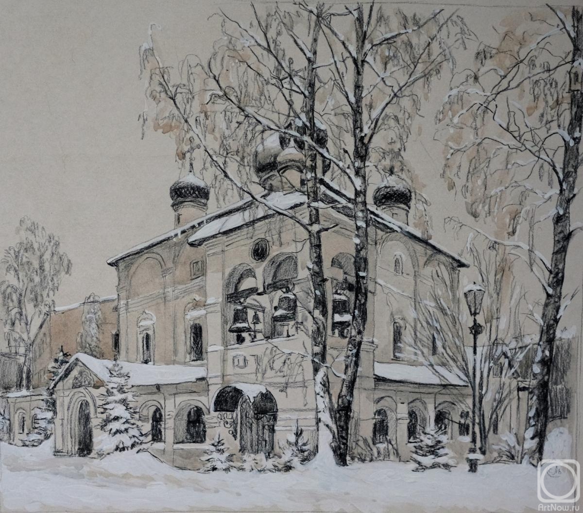 Smirnova-Lvovskaya Ekaterina. Sretensky Monastery in winter