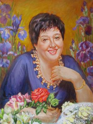 Anniversary portrait, from a photograph. Dobrovolskaya Gayane