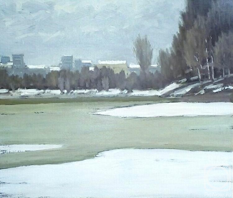 Toporkov Anatoliy. The ice of the Moscow river