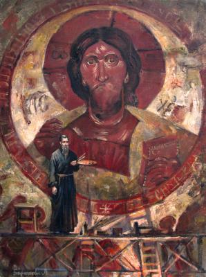 Savior (Frescoes). Biryukova Lyudmila