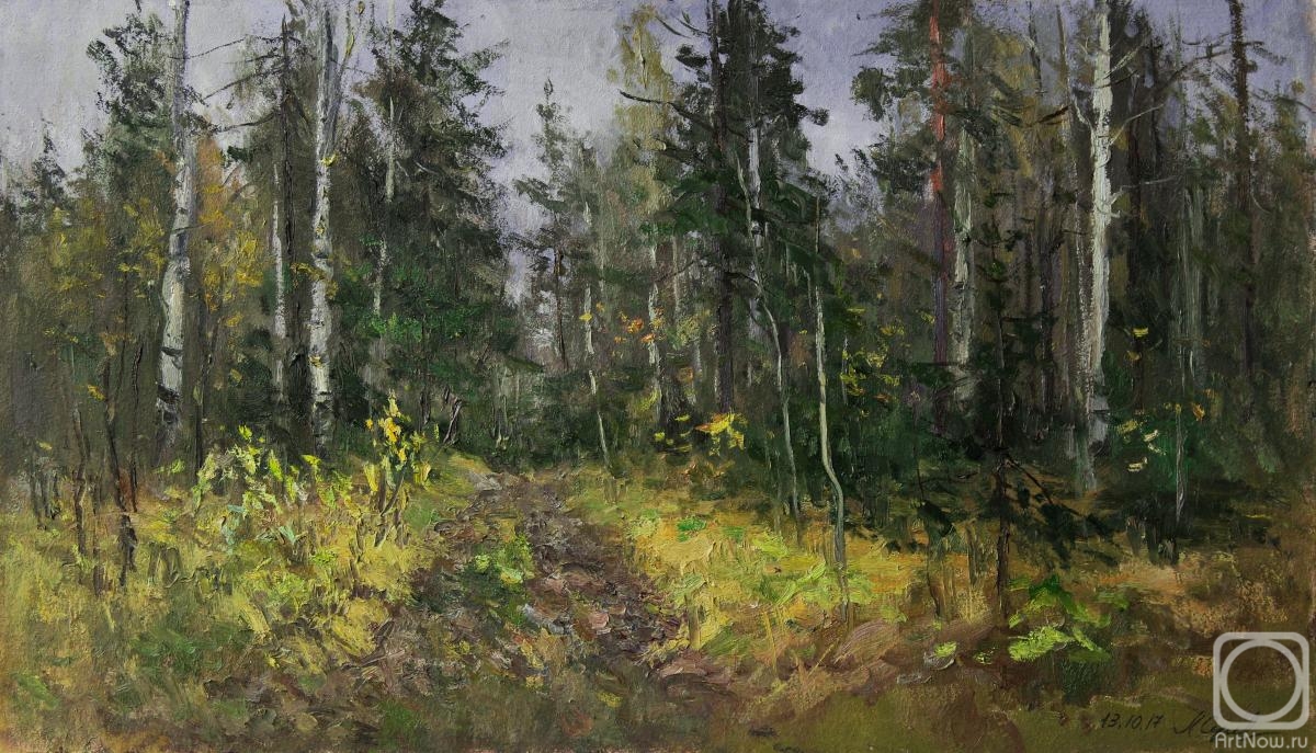 Serebrennikova Larisa. Road in the forest