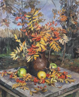 Still Life with Rowan and Apples