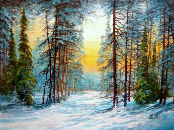 Winter forest. Korableva Elena