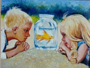 Gold fish (A Picture For The Boy). Simonova Olga