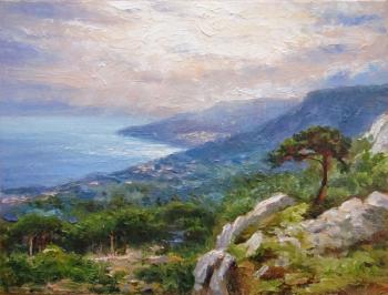 Yalta. The view from the mountains (The Artist Karlykanov Vladimir). Karlikanov Vladimir