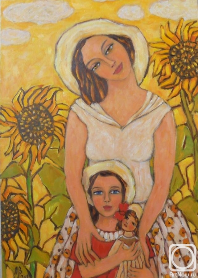 Vasileva Lyudmila. Sunflowers