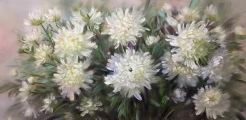 Kogay Zhanna Anatolievna. White chrysanthemum