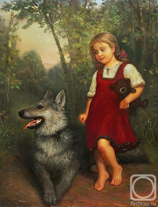 Maykov Igor. Girl & Dog
