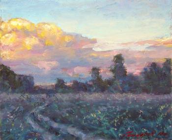 Gaiderov Michail Valentinovich. Evening cloud (sketch)