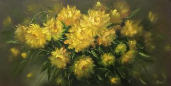 Kogay Zhanna Anatolievna. Yellow chrysanthemums