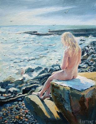 Martens Helen Alexandrovna. Sketch by the sea