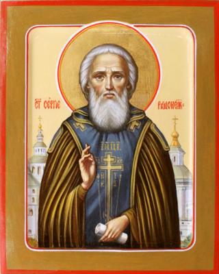 Icon Of Sergius Of Radonezh. Rybina-Egorova Alena