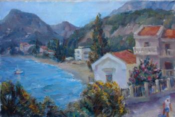 Kalmykova Yulia Borisovna. Sutomore. The house with the red roof