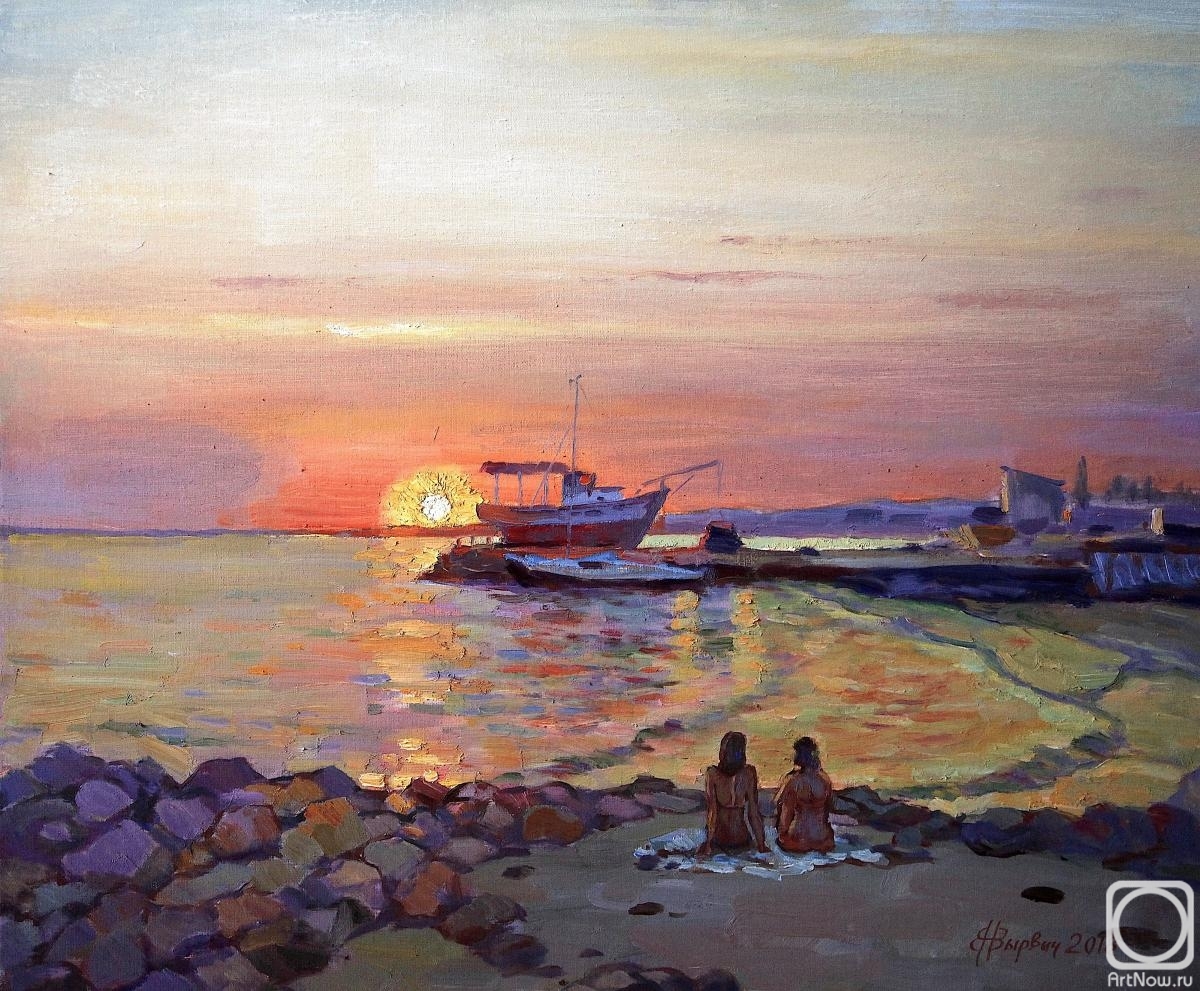 Vyrvich Valentin. Sunset sea