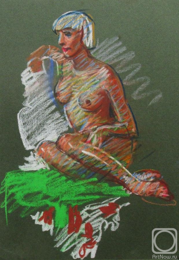 Dobrovolskaya Gayane. Nude with a plaster head 1