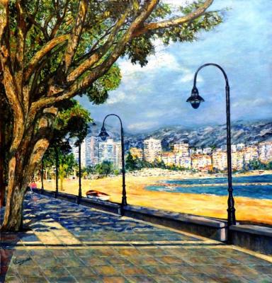 Morning embankment. Strunina Galina