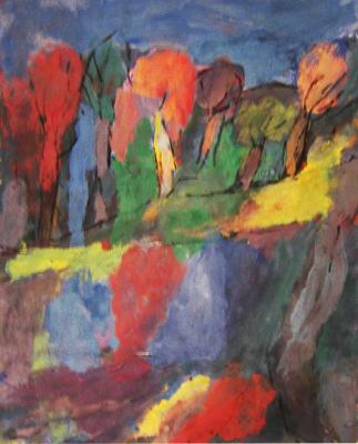Autumn fragment. Jelnov Nikolay