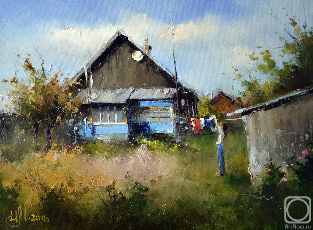 Medvedev Igor. Indian summer. Laundry services