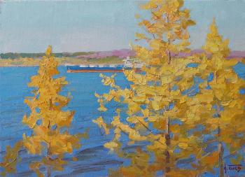 Autumn on the Volga. Panov Igor