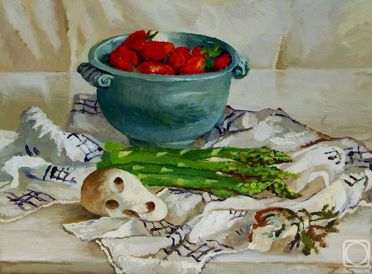 Shubina Zoya. Asparagus and strawberry 2