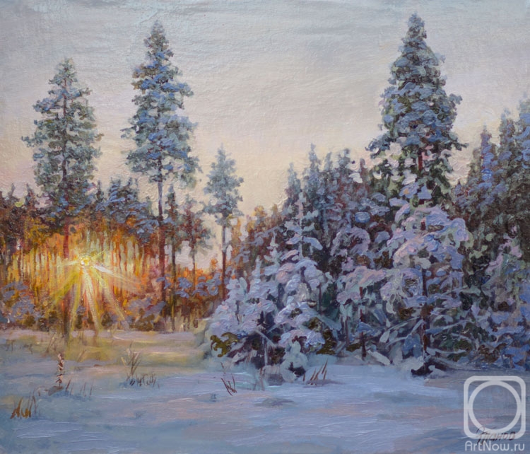 Panov Eduard. Winter sun