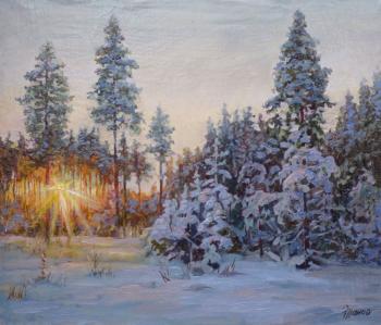 Panov Eduard Parfirevich. Winter sun
