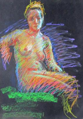 Painting Nude, torso. Dobrovolskaya Gayane