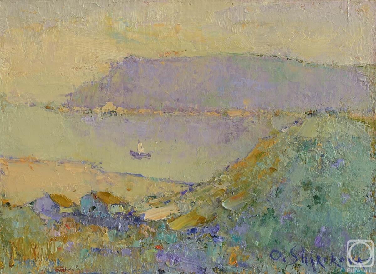 Shirokova Olga. Landscape in pastel colours