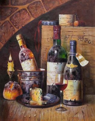 Wine still life N4 (Still Life With Drinks). Kamskij Savelij