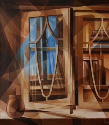Reflection number 4. Cubo-futurism (Bookcase). Krotkov Vassily