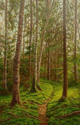 In a forest near Moscow. Meshkov Valery