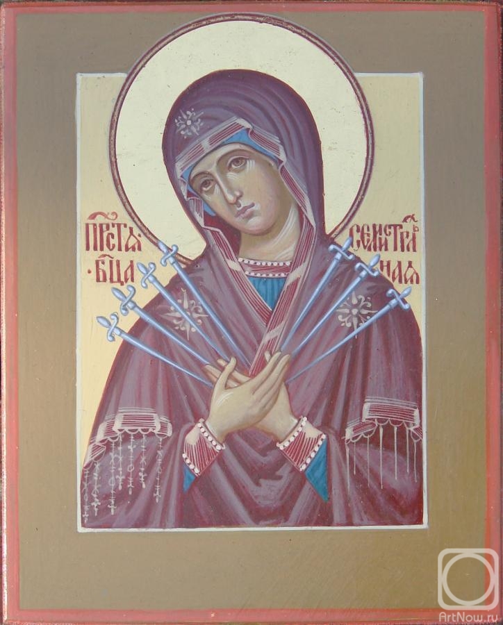 Solo Nadezhda. Seven arrows icon of the Mother of God