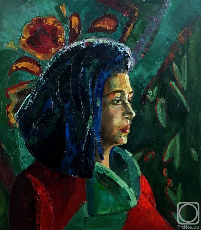 Chebotareva Lyubov. Portrait of Galina Karalundi
