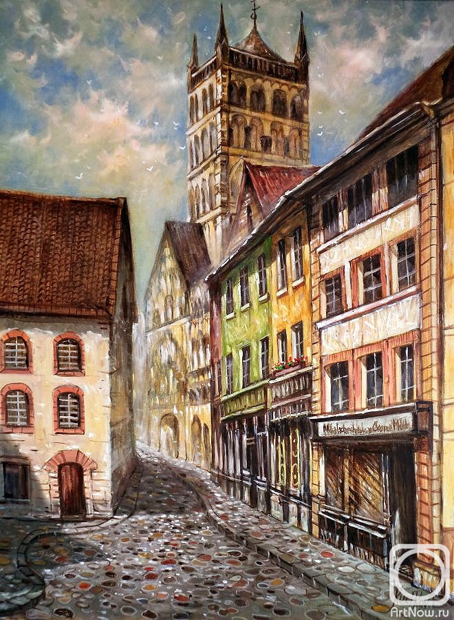 Старинные города картины. Картина города. Живопись здания. Старый город в живописи. Город маслом.