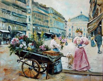 Paris flower girl (inspired). Gubkin Michail