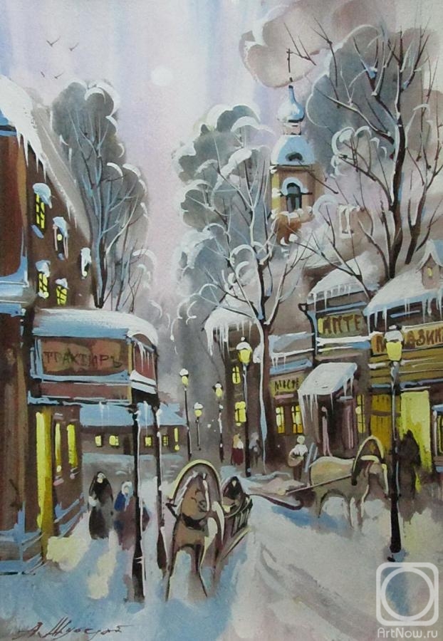 Schubert Albina. Winter Moscow