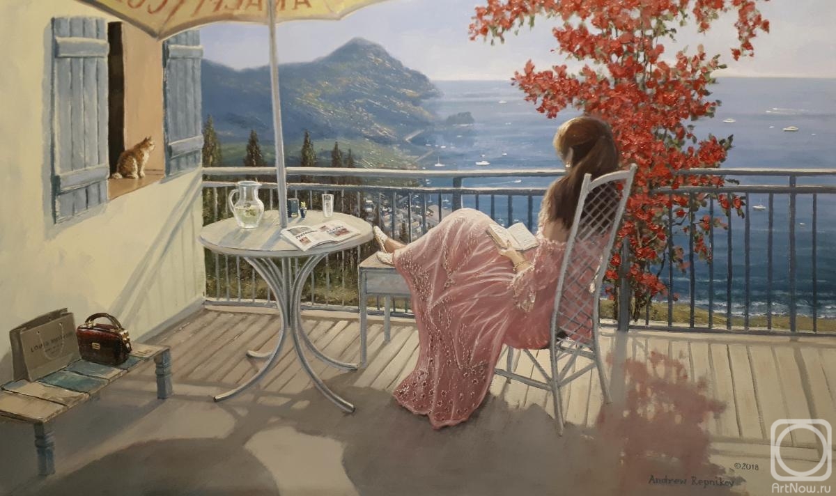 Repnikov Andrei. The terrace overlooking the Amalfi