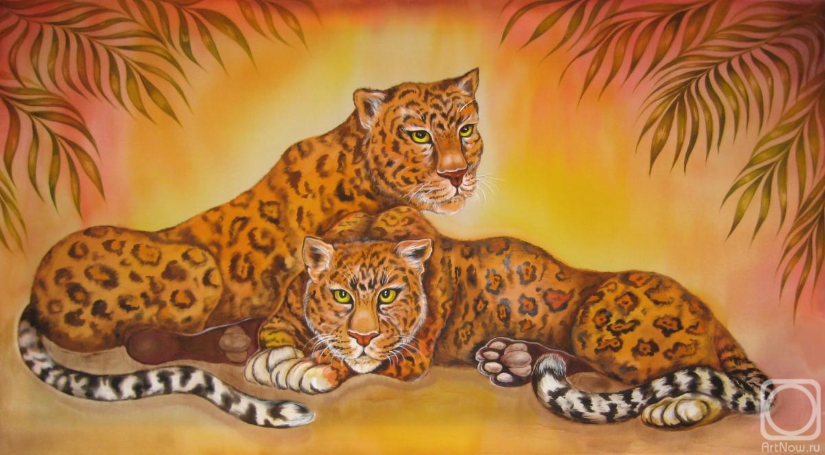 Kondyurina Natalia. Leopards