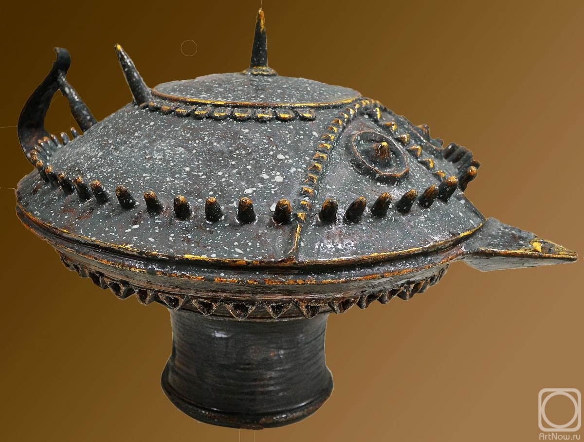 Gulhenko Moisej. Decorative teapot "Flying saucer"