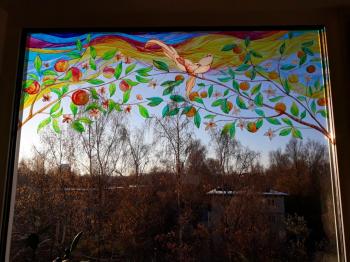 Stained glass painting. Ponomareva Irina
