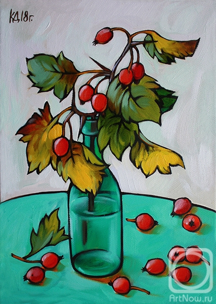 Kalinkina Dina. Small still life with apples