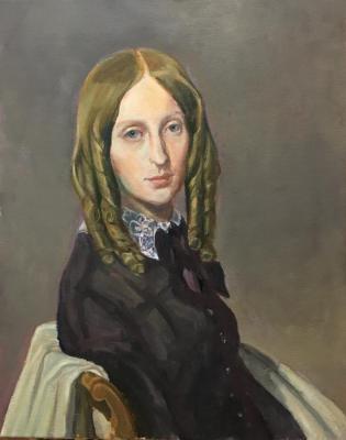 Jean Auguste Dominique Ingres "Ortans Reza" (Girl With A White Collar). Chistiakov Vsevolod