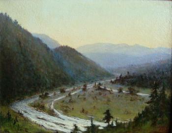 In The Abkhazian Mountains (Panoramic View Of The Mountains). Lazarev Georgiy