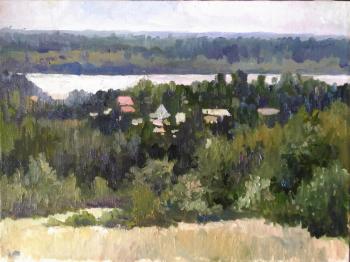 A view of the village Polyana (Countryside View). Goryunova Olga