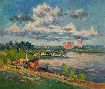 By the river in Strogino