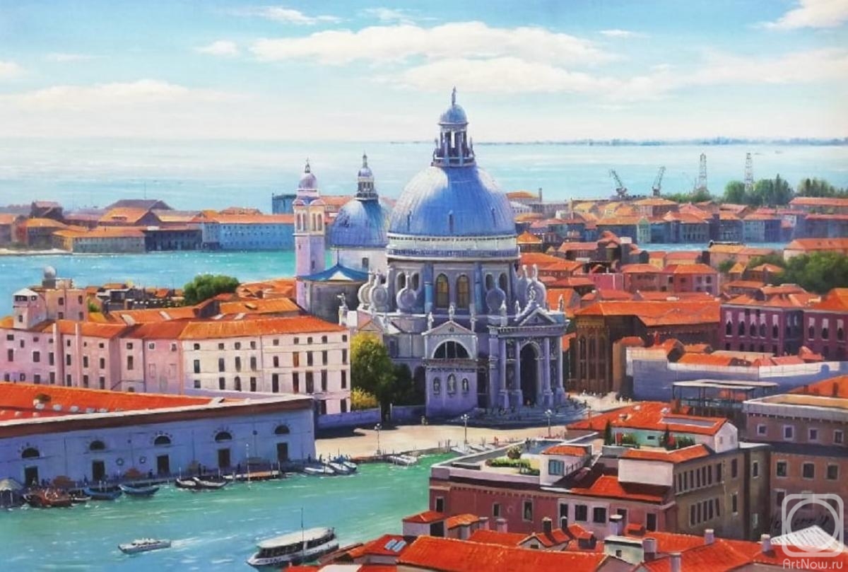 Romm Alexandr. Venice from a bird's eye view