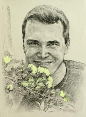 Portrait of a young man. Rybina-Egorova Alena