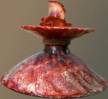 Candlestick "the Scarlet flower" (Design To The Room). Gulhenko Moisej