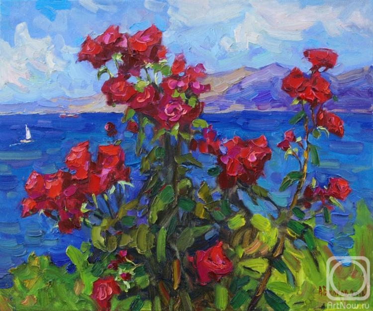 Vikov Andrej. Roses and the sea