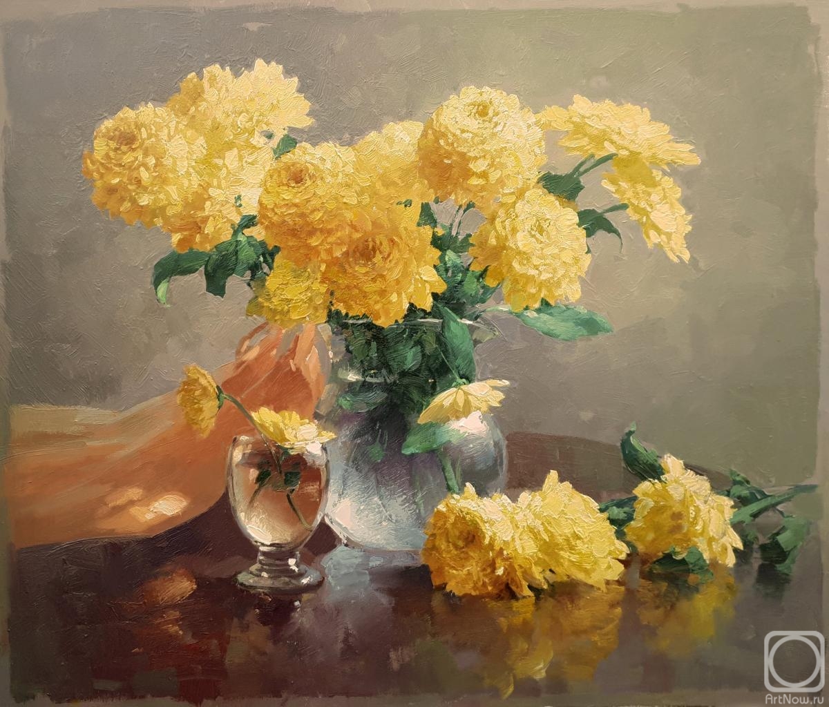 Pryadko Yuri. Yellow chrysanthemum